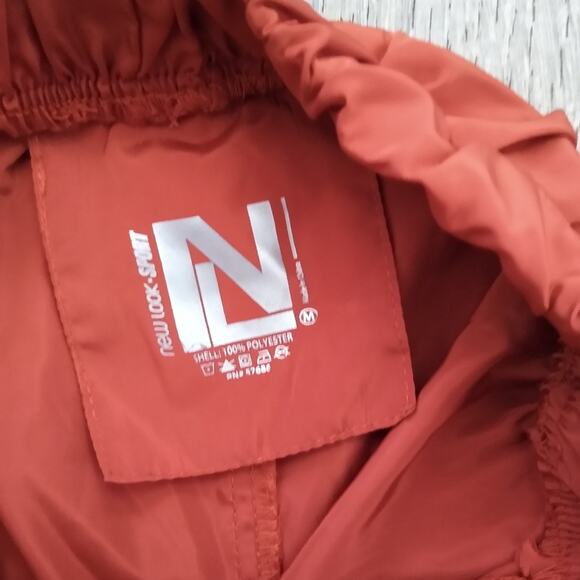 ❄️2/$5❄️[B4] New Look Sport Jogger Pants Colorblock Satiny Drawstring, Size M - Picture 4 of 4